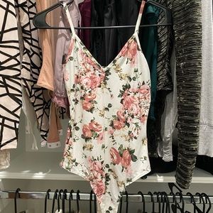 Lulus floral bodysuit